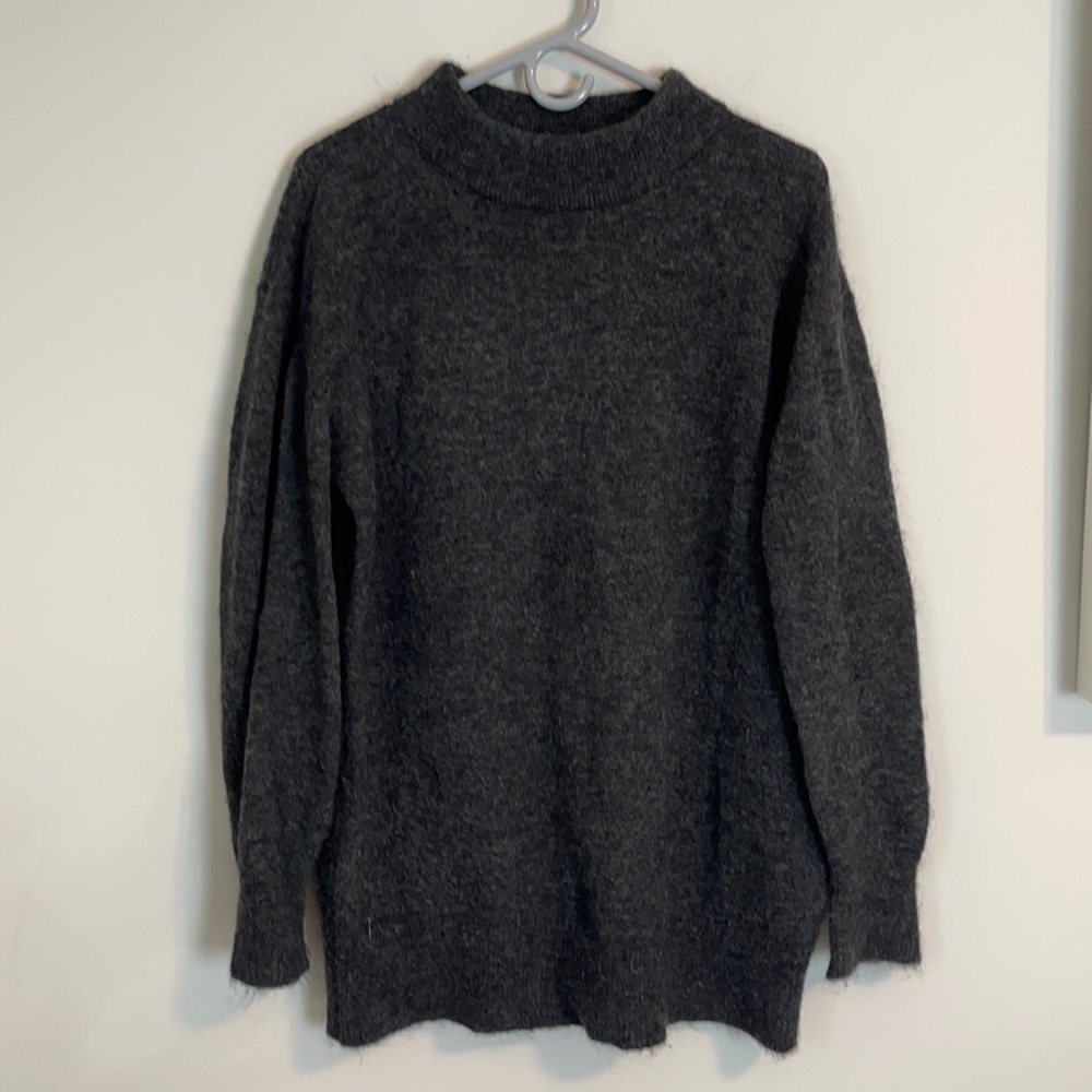 Weekday Shea grey oversized cozy sweater